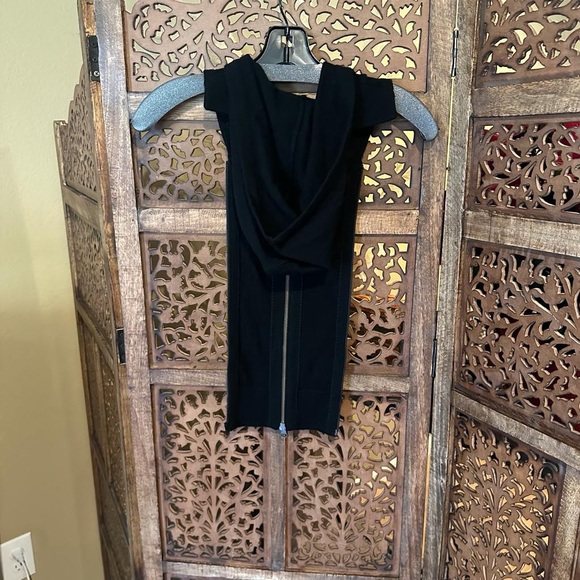 NEW NWT Veronica Beard Cashmere Hoodie Black 00-14 & Cuffs - Picture 3 of 5